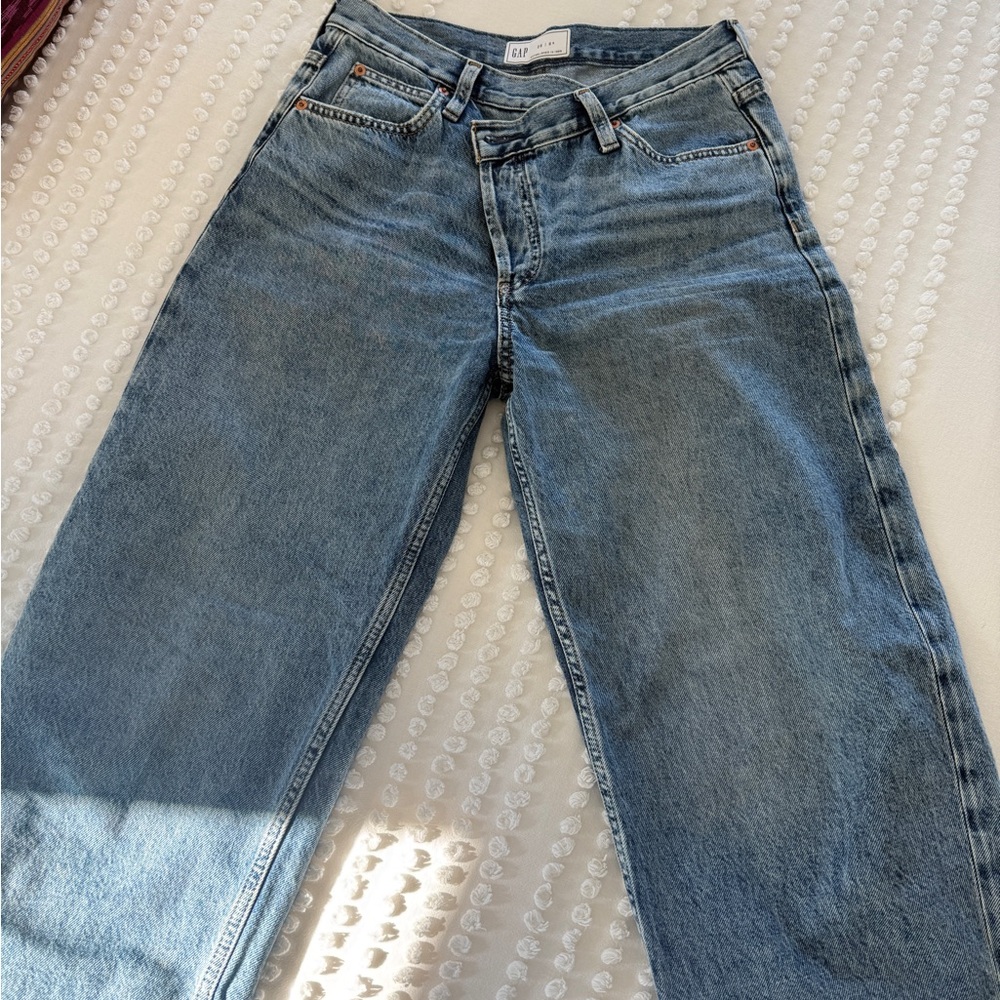 Gap wide leg barrel jeans